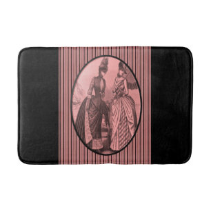 stripped bathroom bathmat