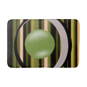 stripped bathroom bathmat