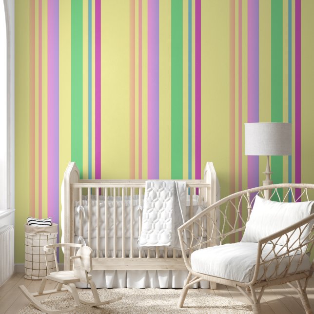  strips colourful wallpaper (Kids)