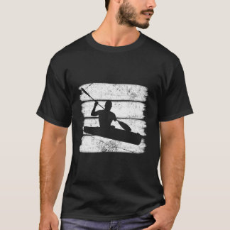 Strips Style Design Kayaking For Christmas T-Shirt