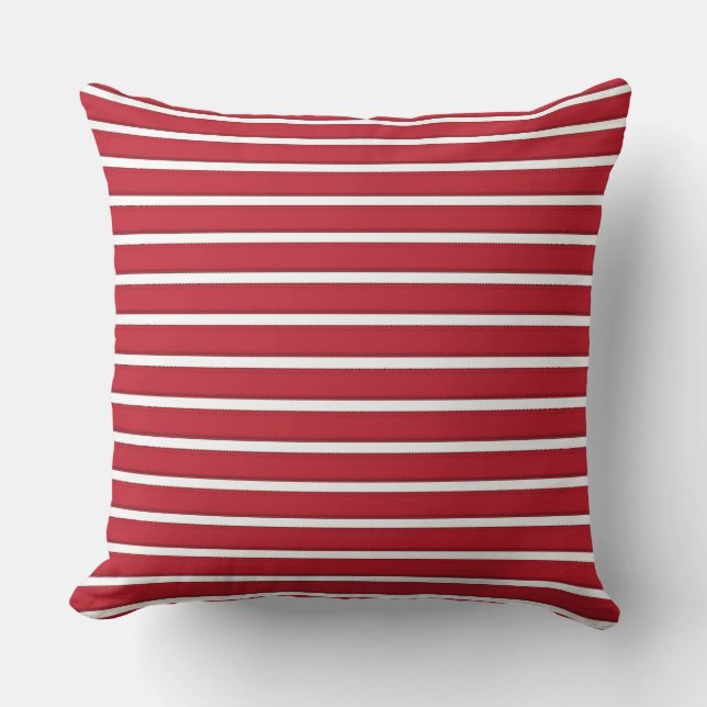 strips throw pillow (Front)