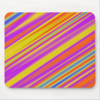 Stripy Abstract Mouse Pad