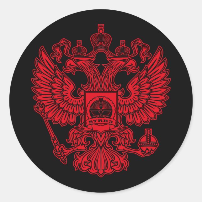 Strk3 Crest Logo Sticker (Front)