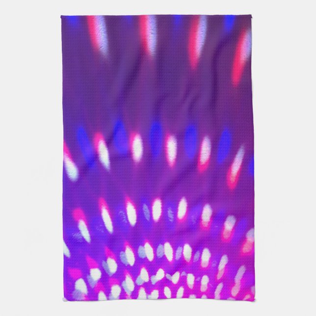 Strobe Light Design Kitchen Towel (Vertical)