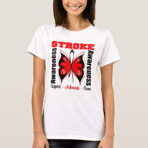 Stroke Awareness Butterfly T-Shirt