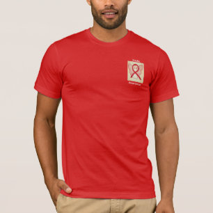 Stroke Awareness Red Ribbon Angel Tee