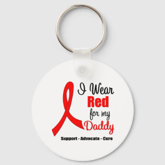 Stroke Awareness - Red Ribbon (Daddy) Keychain