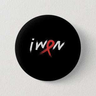 Stroke Awareness Red Ribbon I Won Brain Aneurysm S 2 Inch Round Button