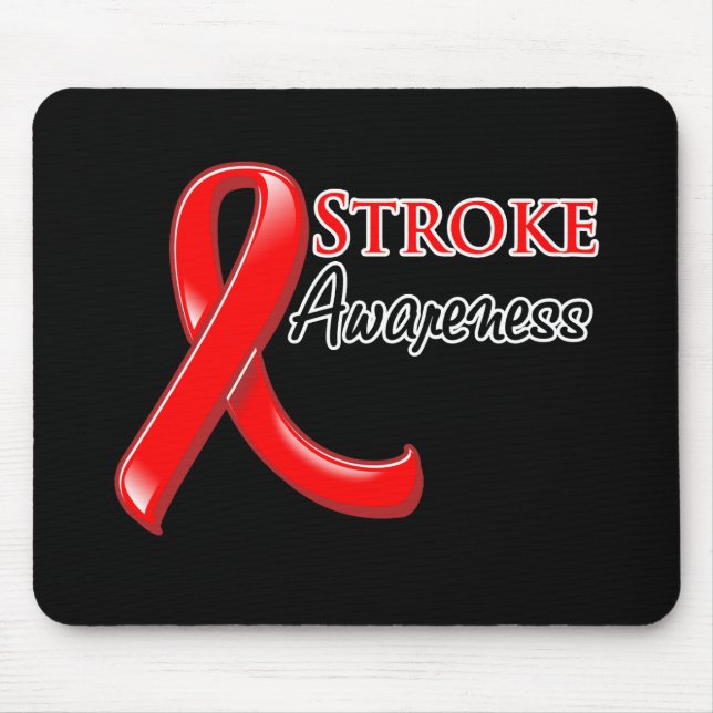 Stroke Awareness Ribbon Mouse Pad (Front)