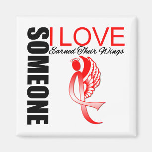 Stroke Awareness Someone I Love Earned Their Wings Magnet
