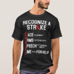 Stroke Awareness Survivor Fast Strong Warrior  T-Shirt<br><div class="desc">Stroke Awareness Survivor Fast Strong Warrior</div>