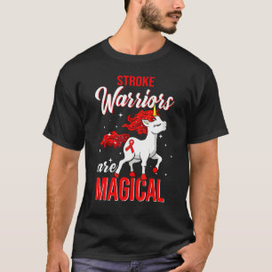 Stroke Awareness Warrior Unicorn T-Shirt