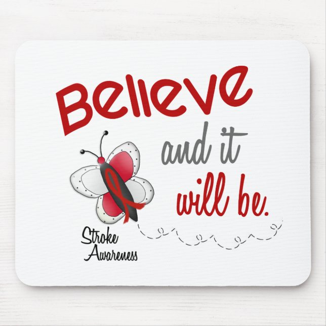 Stroke Believe BUTTERFLY SERIES 2 Mouse Pad (Front)