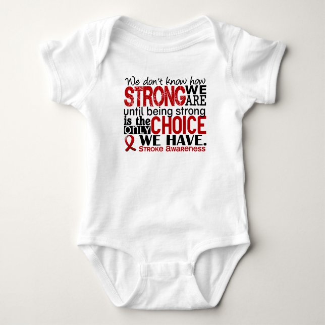 Stroke How Strong We Are T-Shirt (Front)