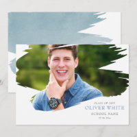 Stroke of success graduation announcement