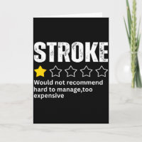 Stroke Survivor Heart Disease Warrior Fighter Card