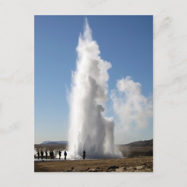 Strokkur- Geyser in Iceland Postcard (Front)
