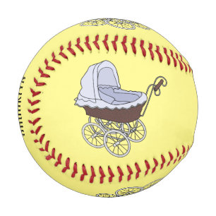 Stroller cartoon illustration baseball