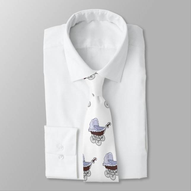 Stroller cartoon illustration  tie (Tied)