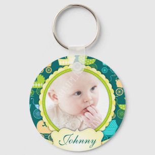 Stroller Chic Custom Photo Keepsake Keychain