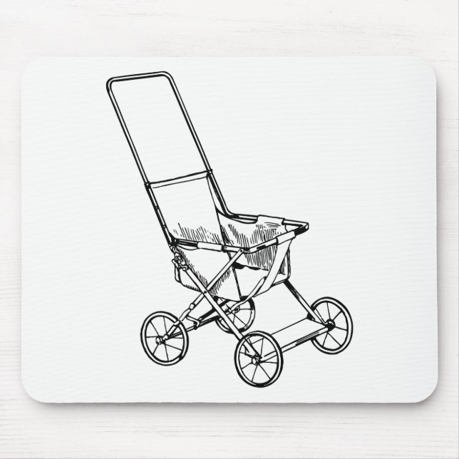 Stroller Mouse Pad (Front)