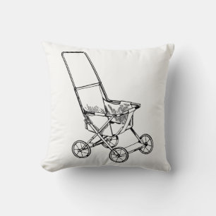 Stroller Throw Pillow