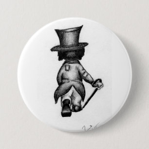 Strolling 3 Inch Round Button