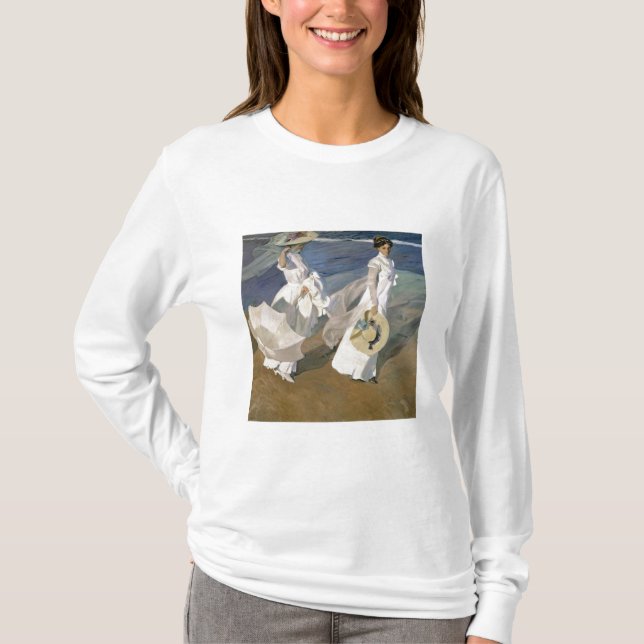 Strolling along the Seashore, 1909 T-Shirt (Front)