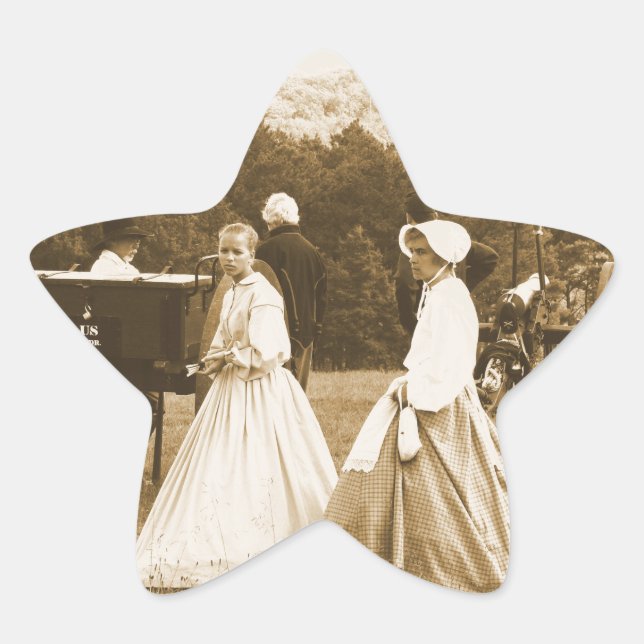 Strolling on the Battlefield Star Sticker (Front)