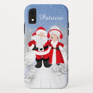 Strolling Santa Mrs. Claus iPhone XR Case