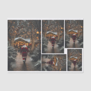 Strolling to the Shop of Lights Tissue Paper