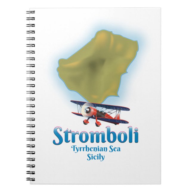 Stromboli, Tyrrhenian Sea, Sicily Notebook (Front)