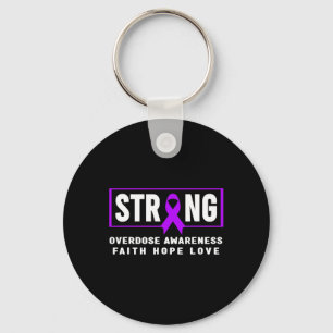 Strong - Addiction Awareness Keychain