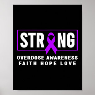 Strong - Addiction Awareness  Poster