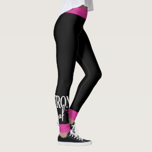 Strong af...Breast Cancer Leggings