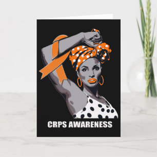 Strong Afro Mom Crps Awareness Card