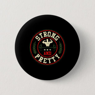 Strong And Pretty Gym Workout Bodybuilding Barbell 2 Inch Round Button
