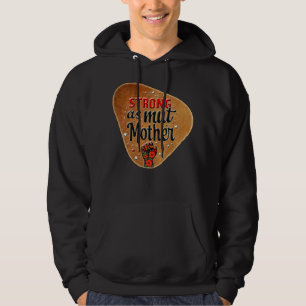 Strong as a Mother – Vintage Feminine Badge Hoodie