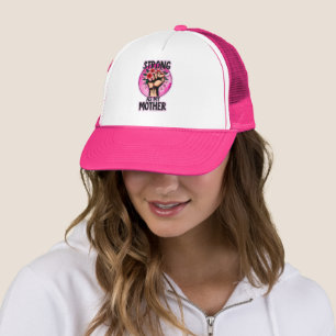 Strong as My Mother – Inspirational Mom Design Trucker Hat