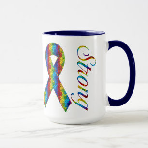 Strong Autism Ringer Mug