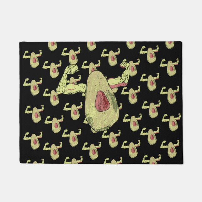 Strong avocado doormat (Front)