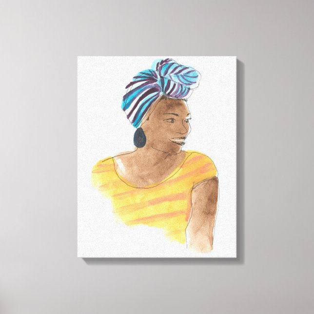 Strong & Beautiful Canvas Print (Front)