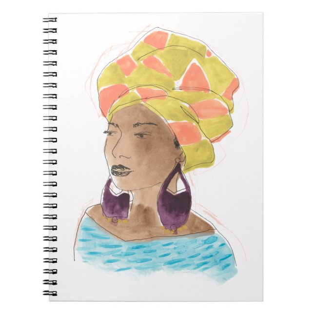 Strong & Beautiful Lady Notebook (Front)