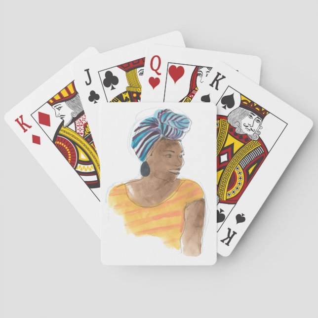 Strong & Beautiful Playing Cards (Back)