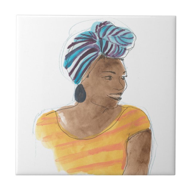 Strong & Beautiful Tile (Front)