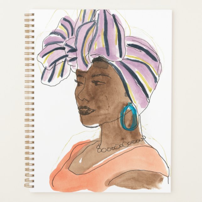 Strong & Beautiful Woman Planner (Front)