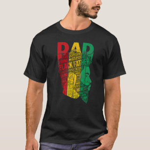 Strong Black Dad King African American   T-Shirt