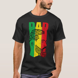 Strong Black Dad King African American T-Shirt