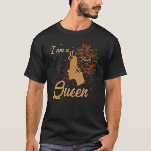 Strong Black I'm a Queen African American Afro BLM T-Shirt