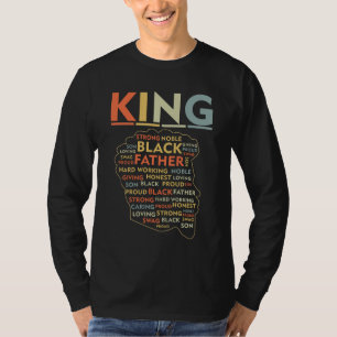 Strong Black King African American Natural Afro T-Shirt